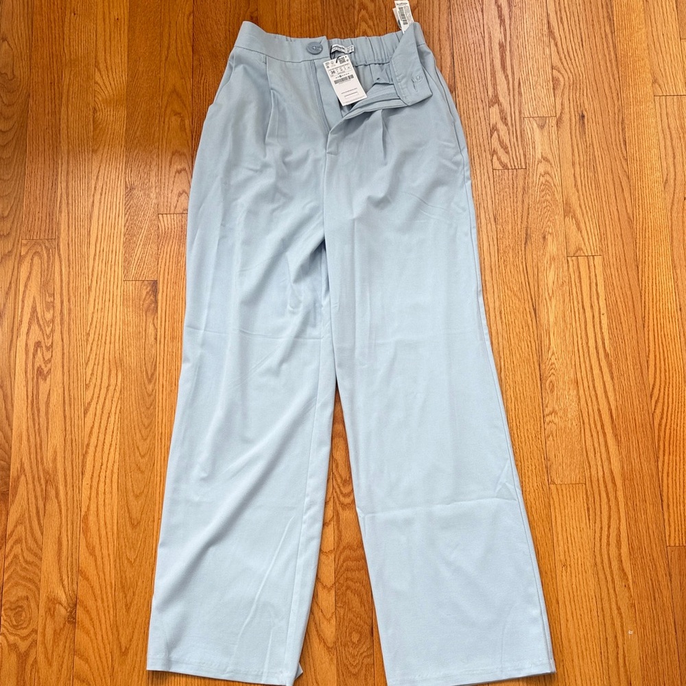 Stradivarius Soft Blue Trousers